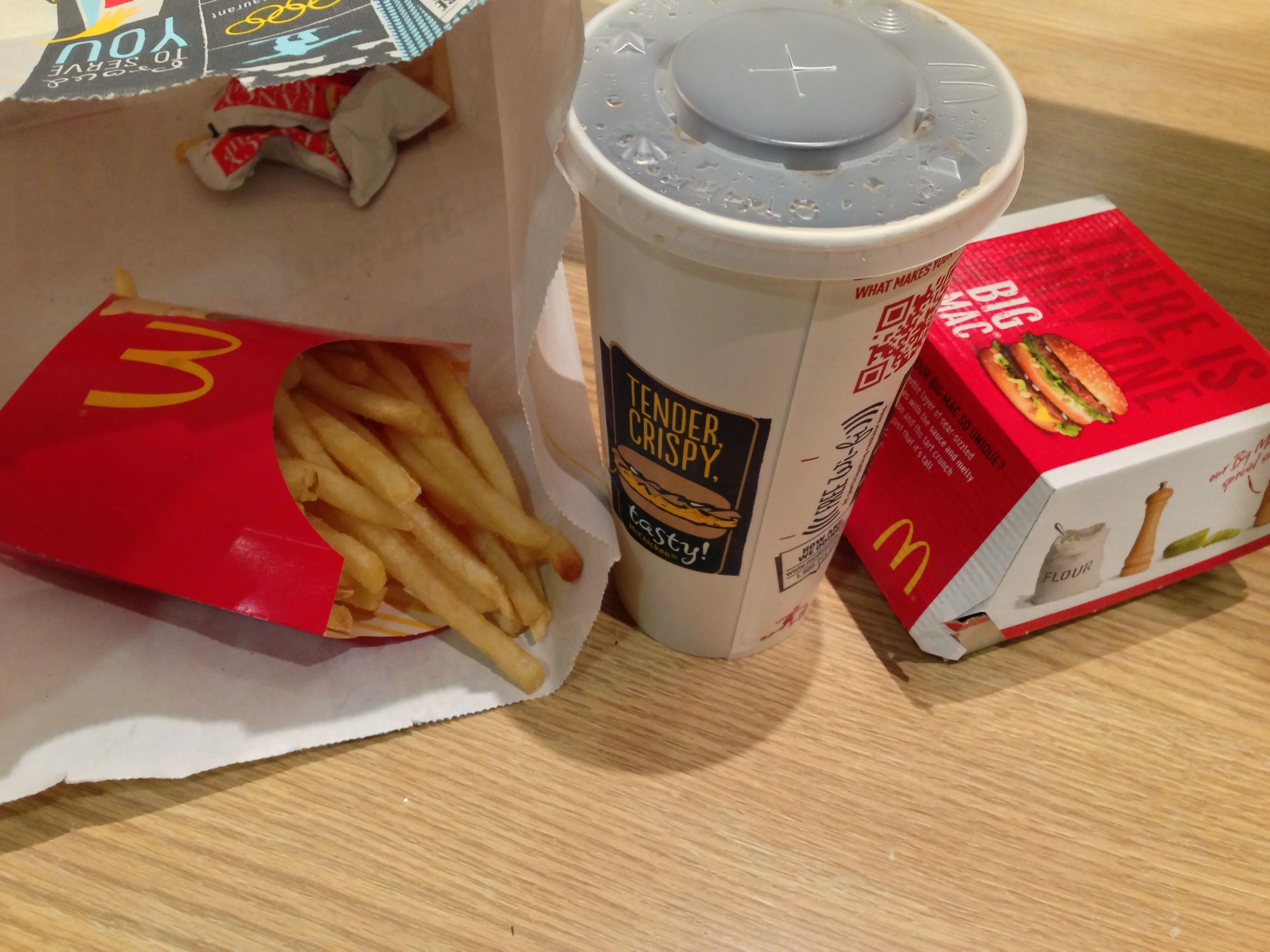 晩御飯はマクドナルド