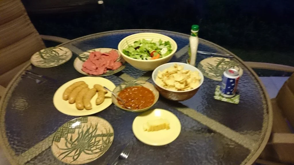 ディナーを作ってもらいました
