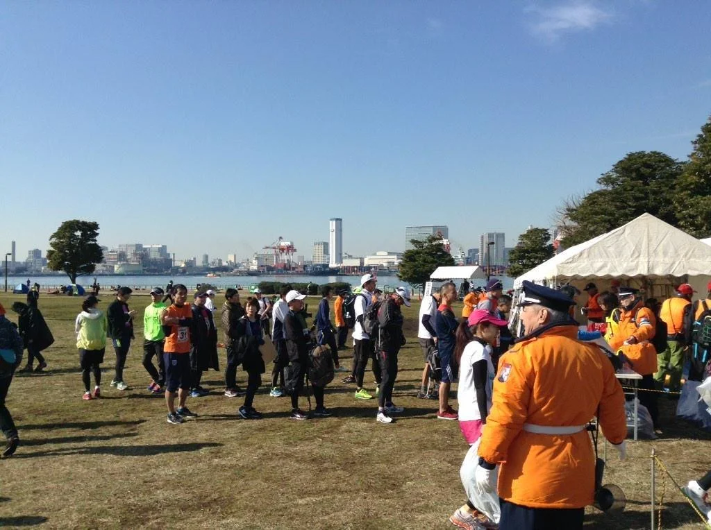 お台場 30km ランのレースに参加した