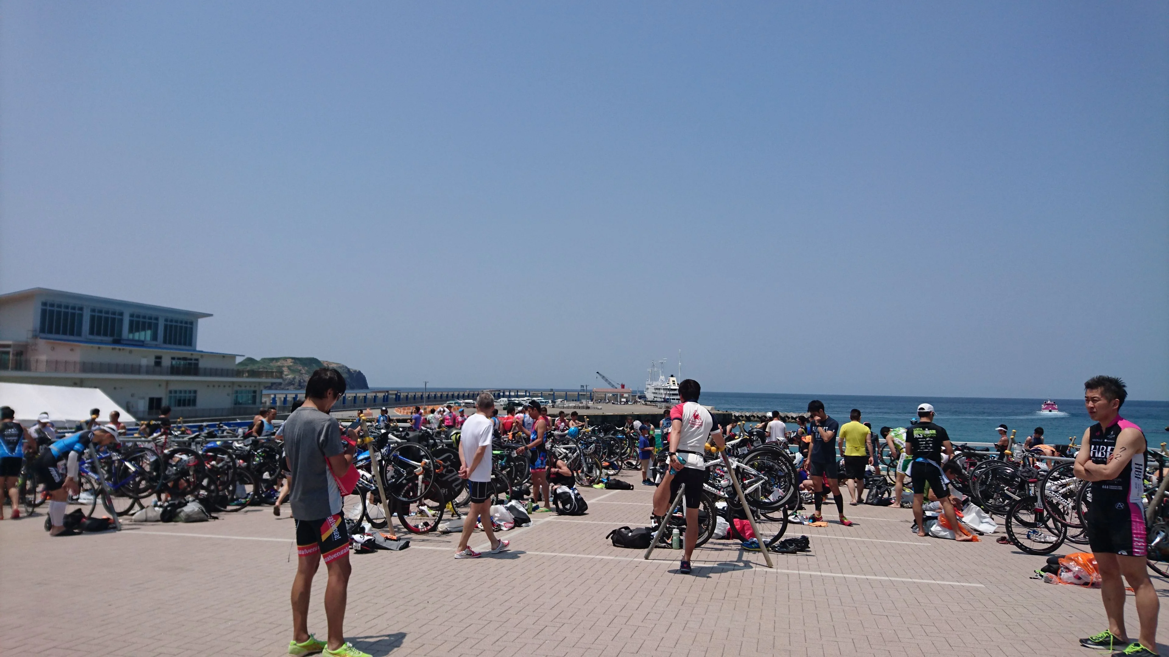 新島トライアスロンに行ってきた