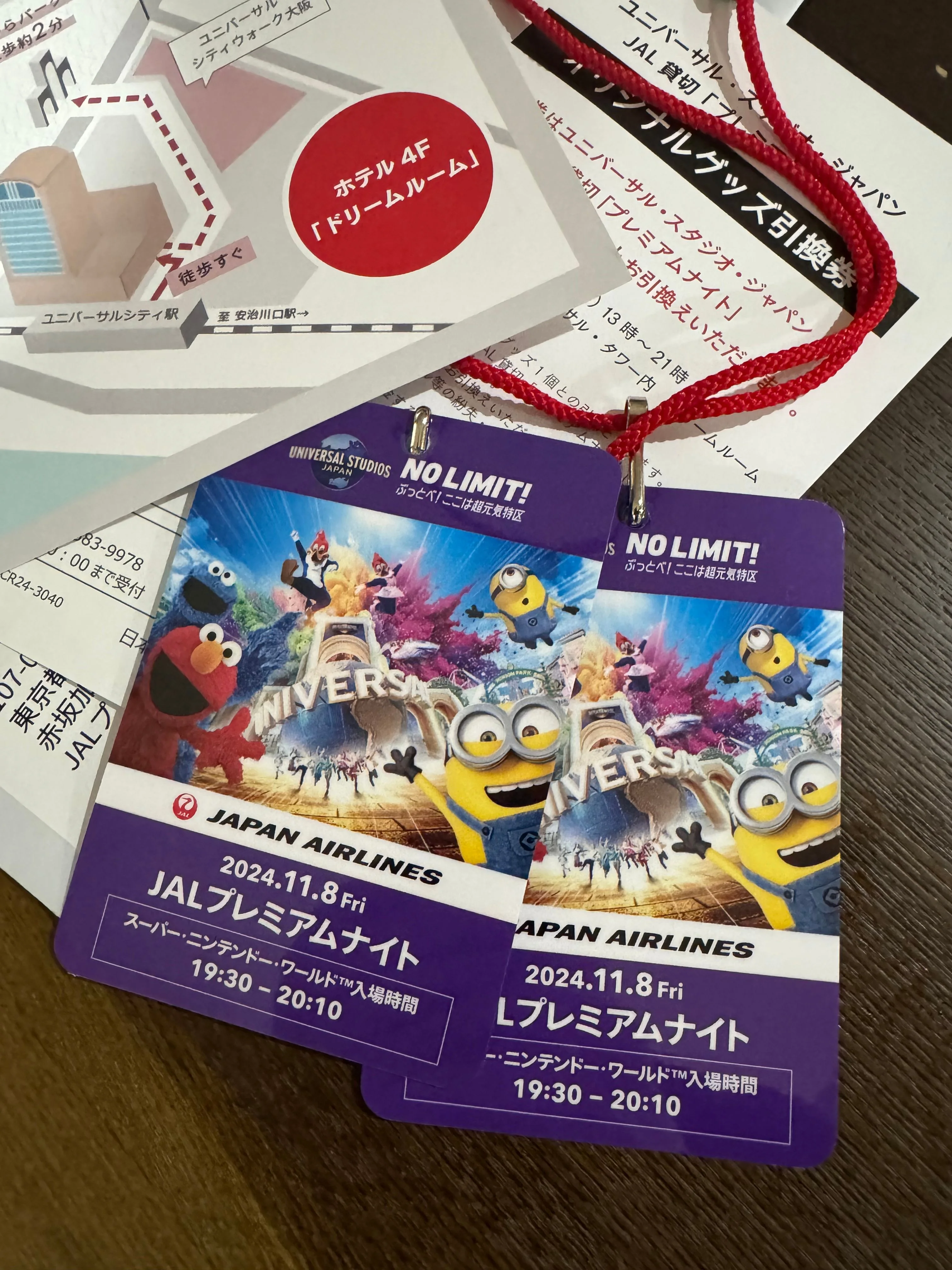 当選チケットはこんな感じです