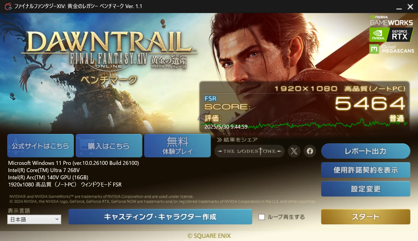 Dell Pro 13 Premium FF ベンチマーク