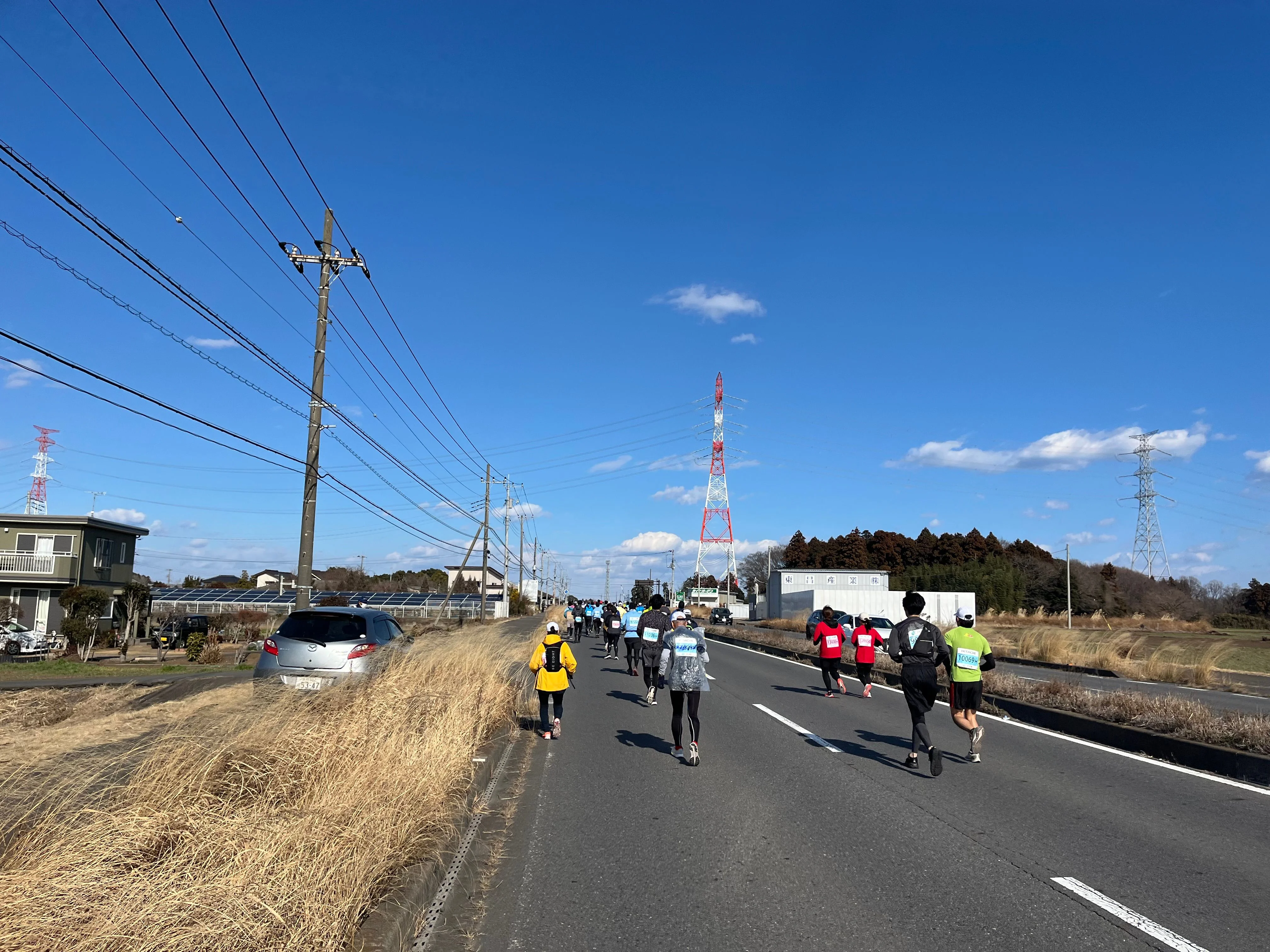 だいぶ後ろなのですが、人はまばら