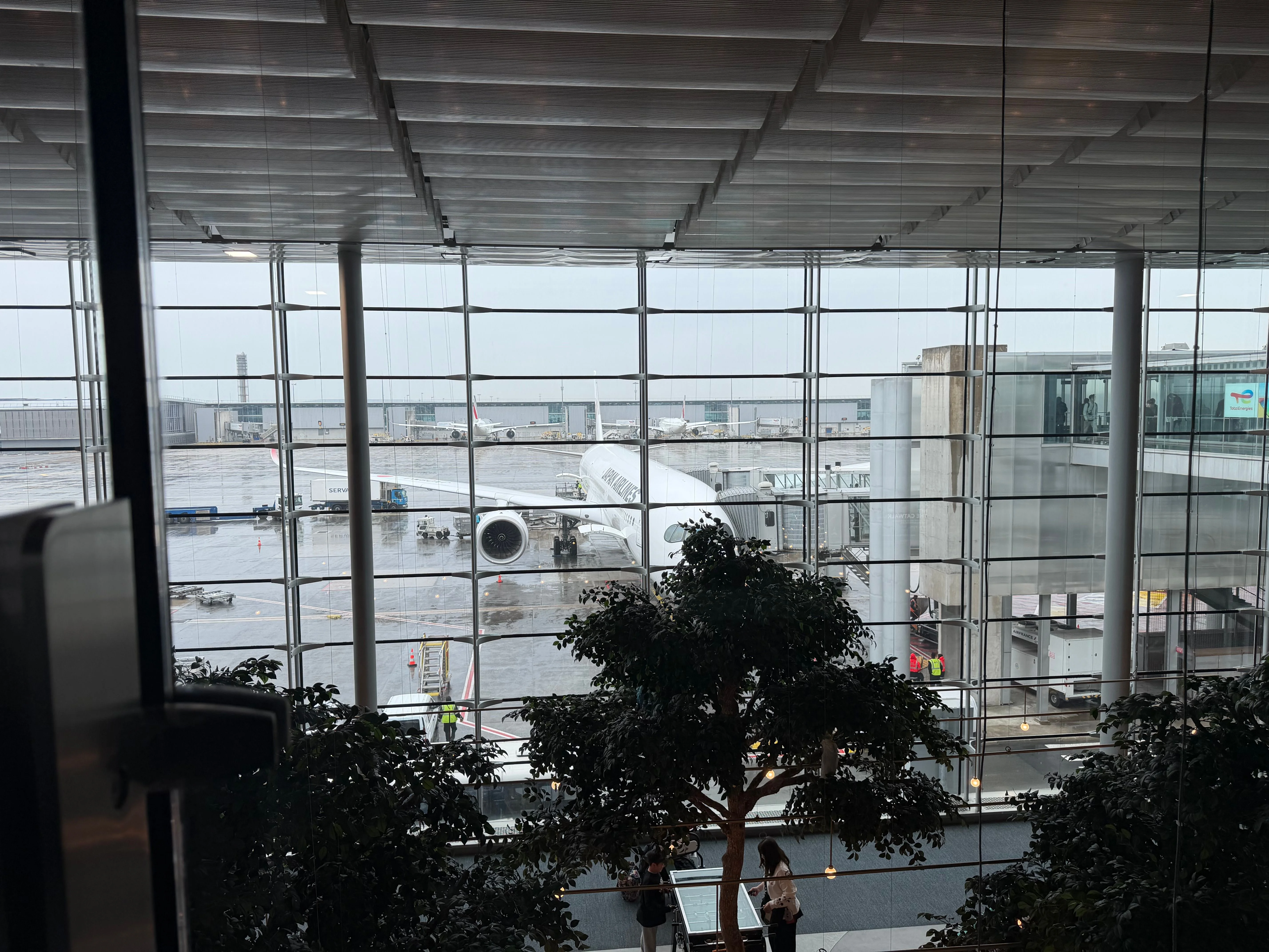 フランスまでのフライトは JAL で移動、中々の長時間でした