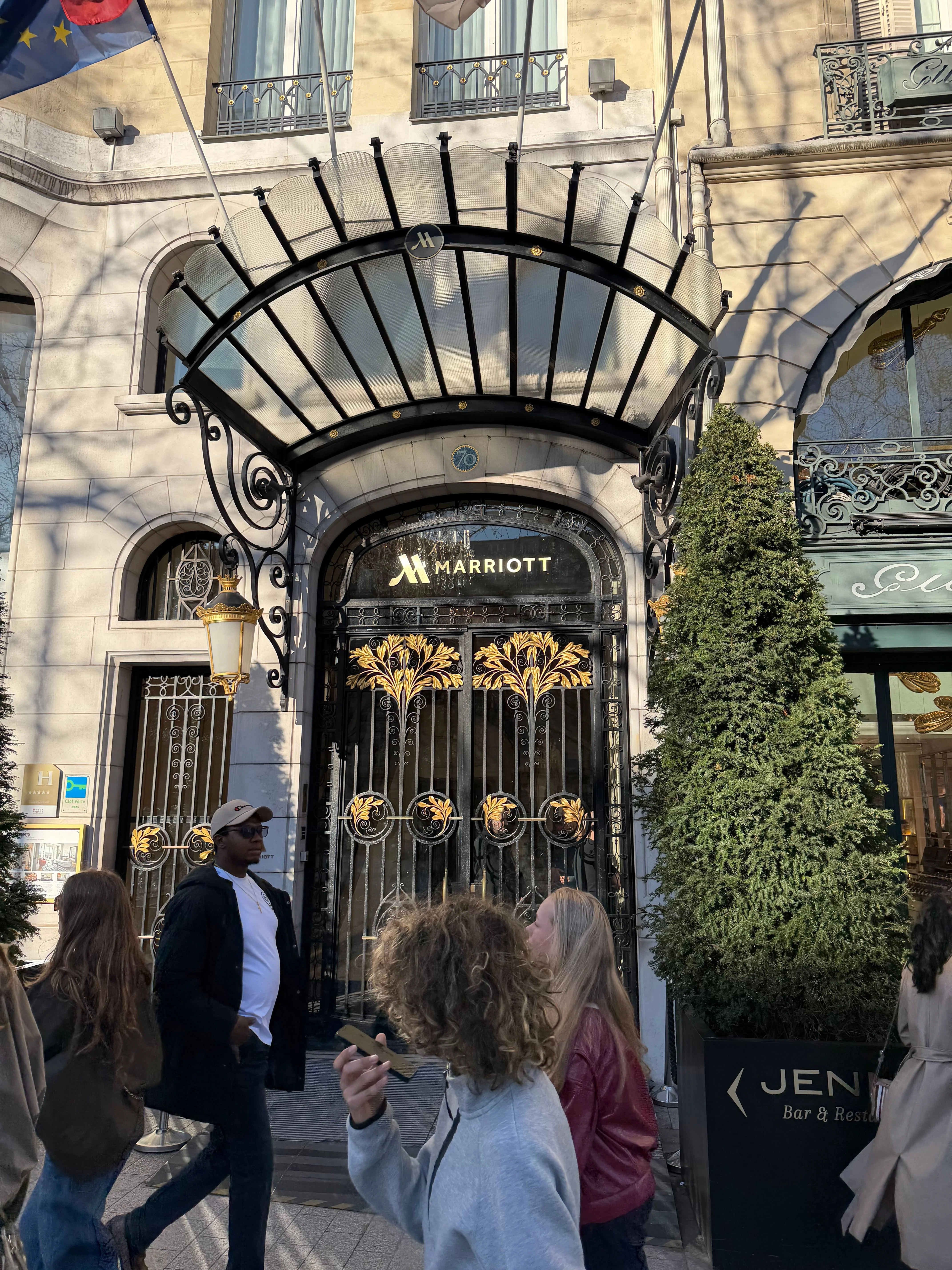 パリ・マリオット・シャンゼリゼ・ホテルに泊まってきました