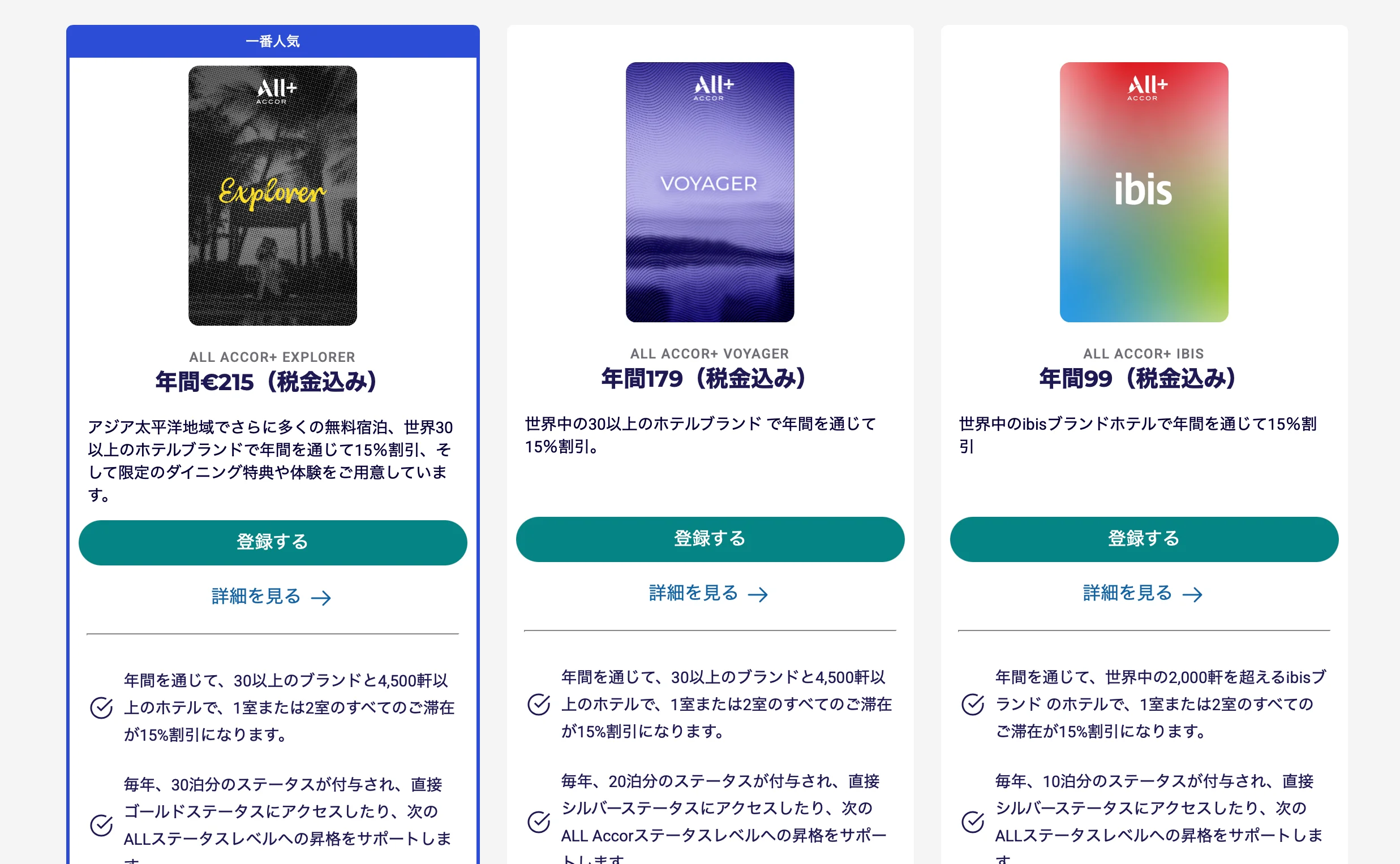 ホテルの無料宿泊を整理してみる