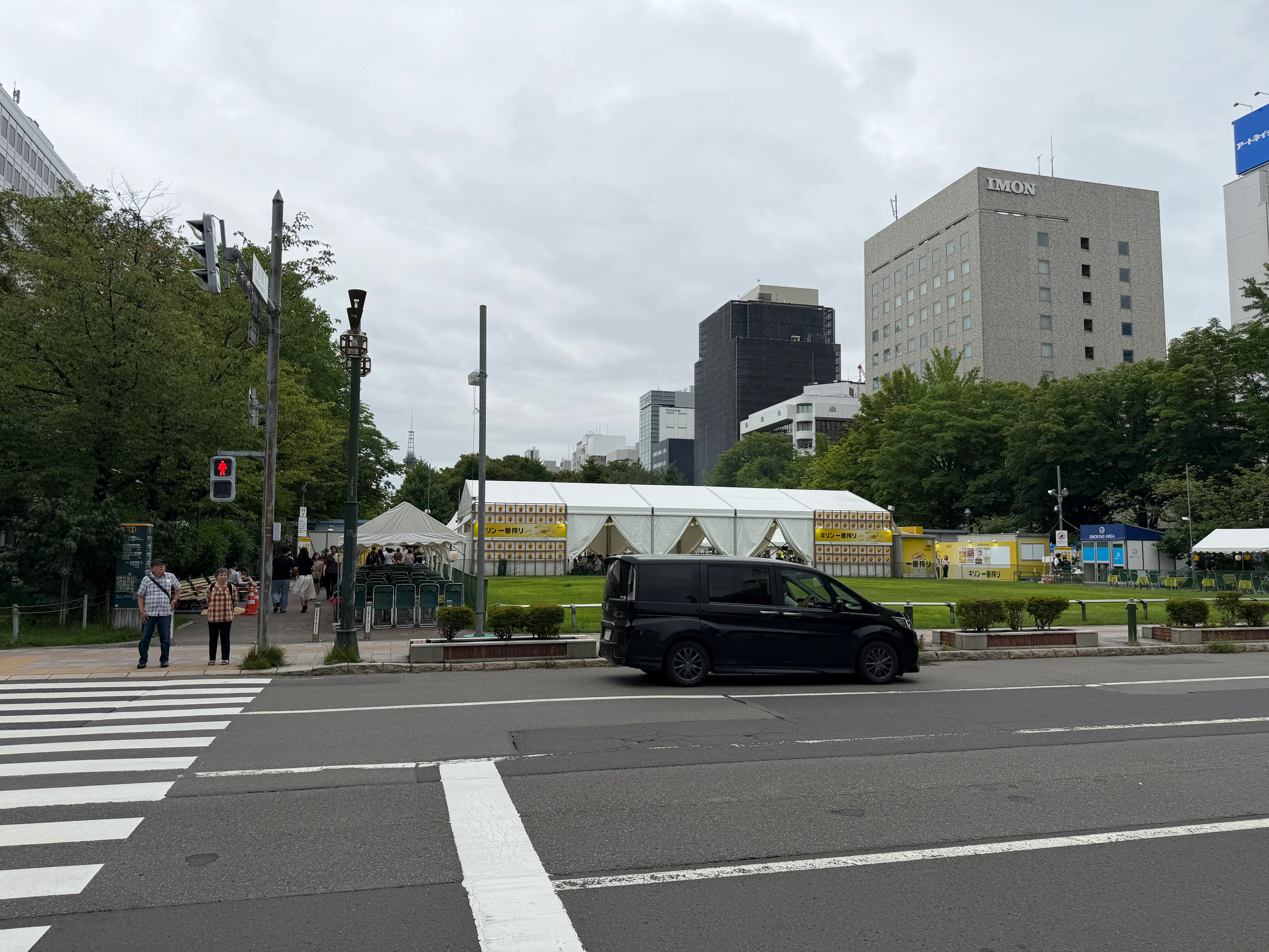 札幌大通りのビアガーデンに行ってきました